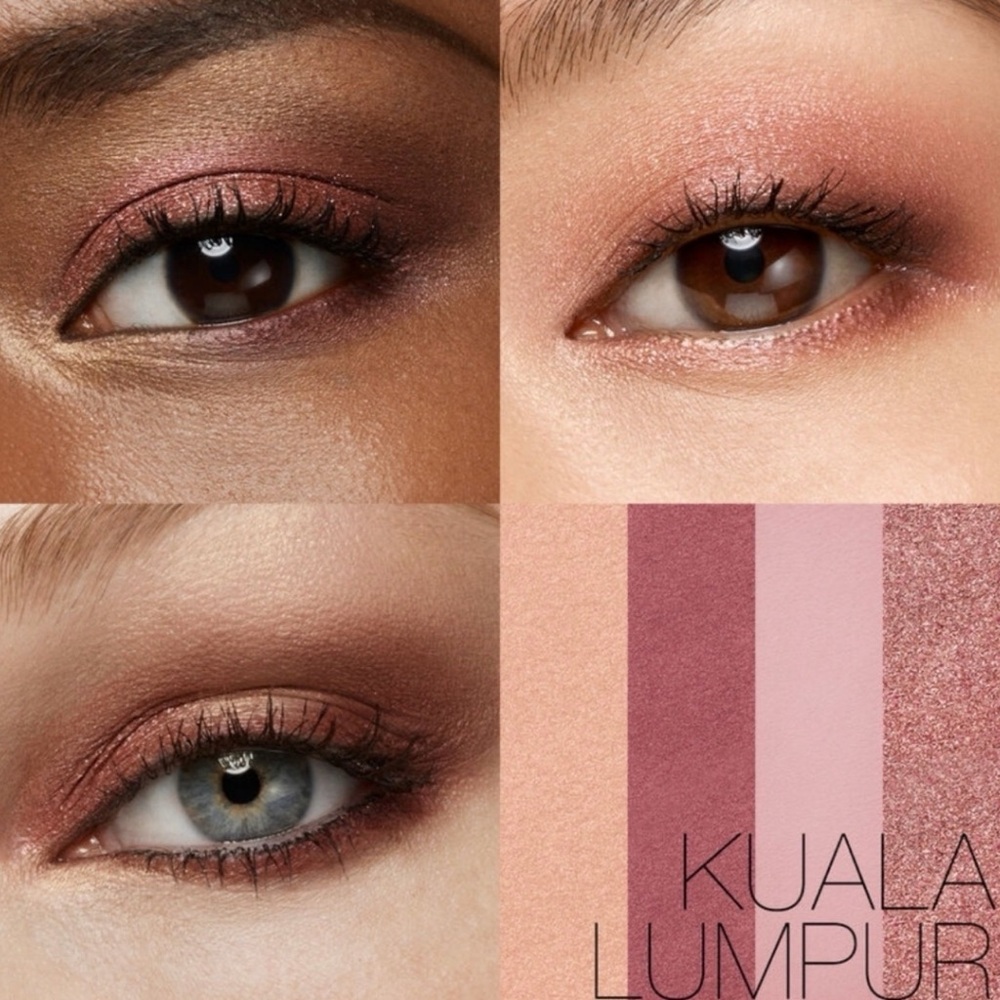 NARS Quad Eyeshadow Palette Kuala Lumpur 4 Shade Shimmer Satin Glitter NIB - Picture 2 of 16